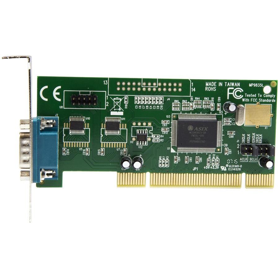 Startech.Com 2 Port Pci Low Profile Rs232 Serial Adapter Card With 16550 Uart