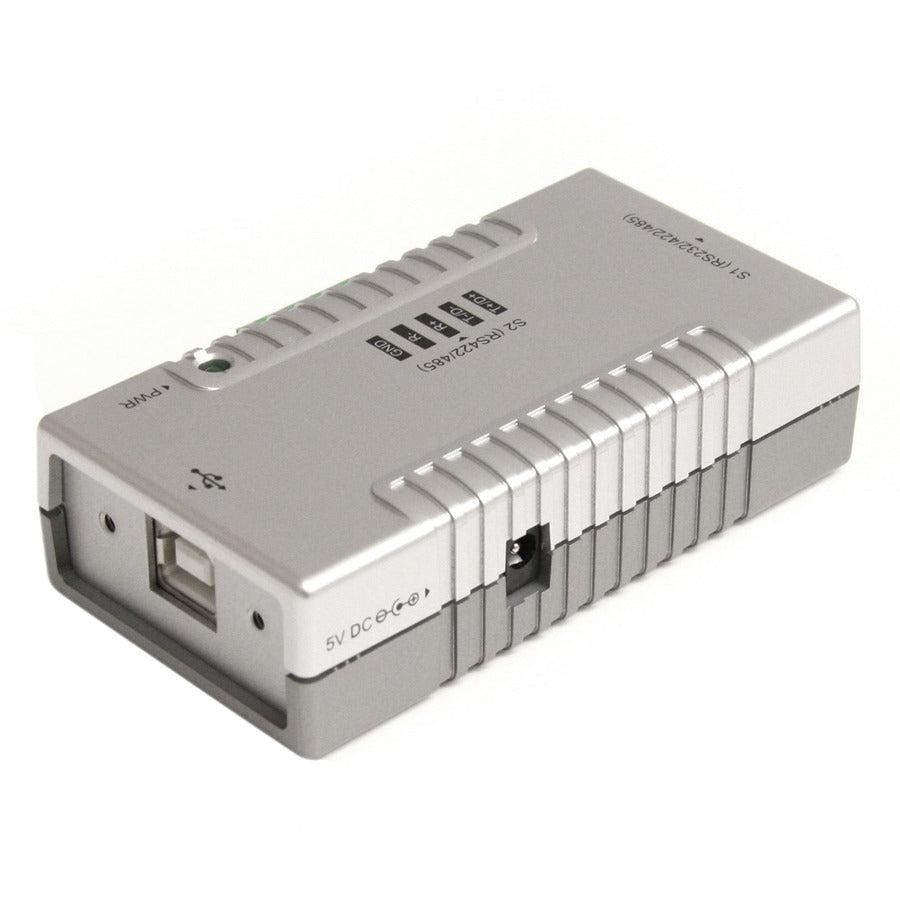 Startech.Com 2 Port Usb To Rs232 Rs422 Rs485 Serial Adapter With Com Retention