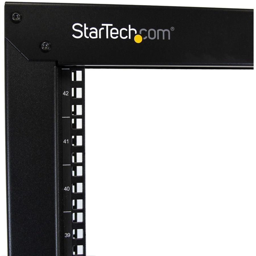 Startech.Com 2-Post Server Rack With Casters - 42U