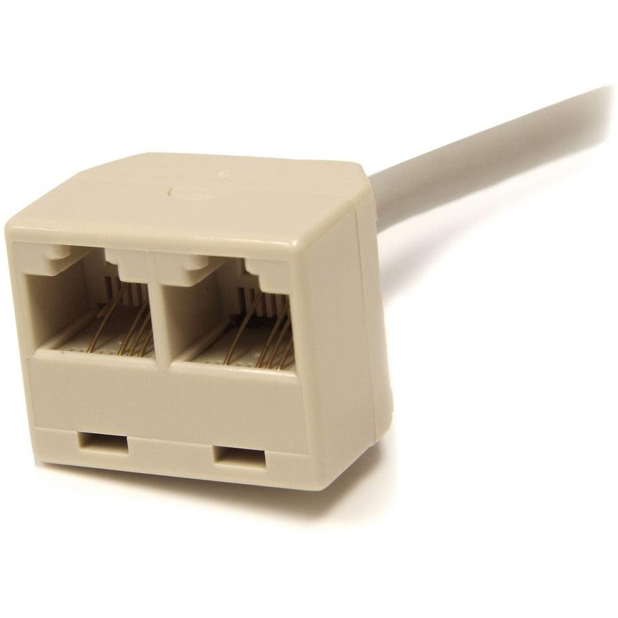 Startech.Com 2-To-1 Rj45 Splitter Cable Adapter - F/M