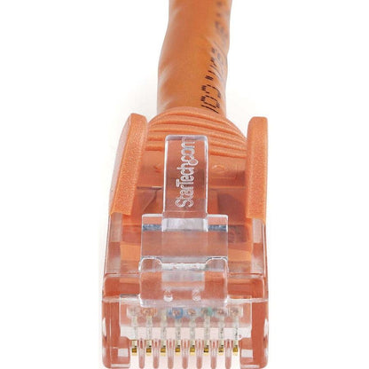 Startech.Com 20Ft Cat6 Ethernet Cable - Orange Cat 6 Gigabit Ethernet Wire -650Mhz 100W Poe Rj45 Utp N6Patch20Or