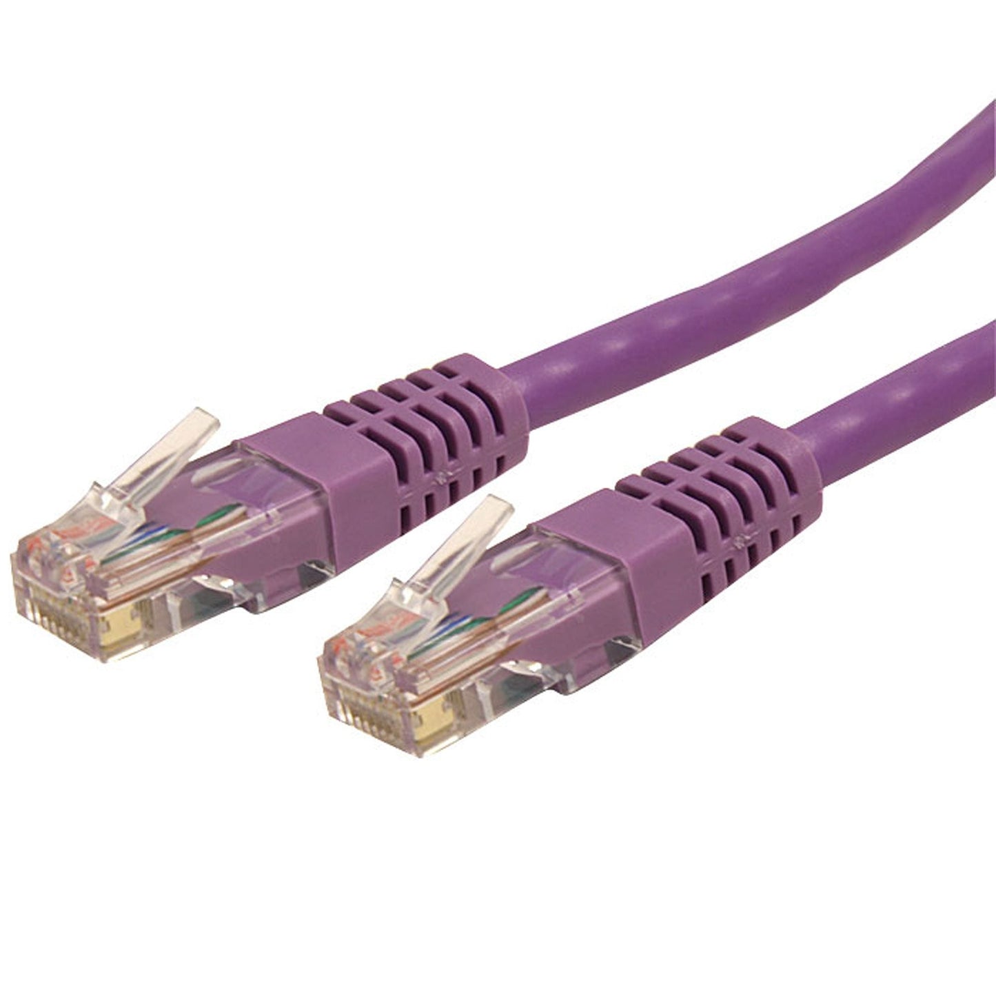 Startech.Com 20Ft Cat6 Ethernet Cable - Purple Cat 6 Gigabit Ethernet Wire -650Mhz 100W Poe Rj45 Utp C6Patch20Pl
