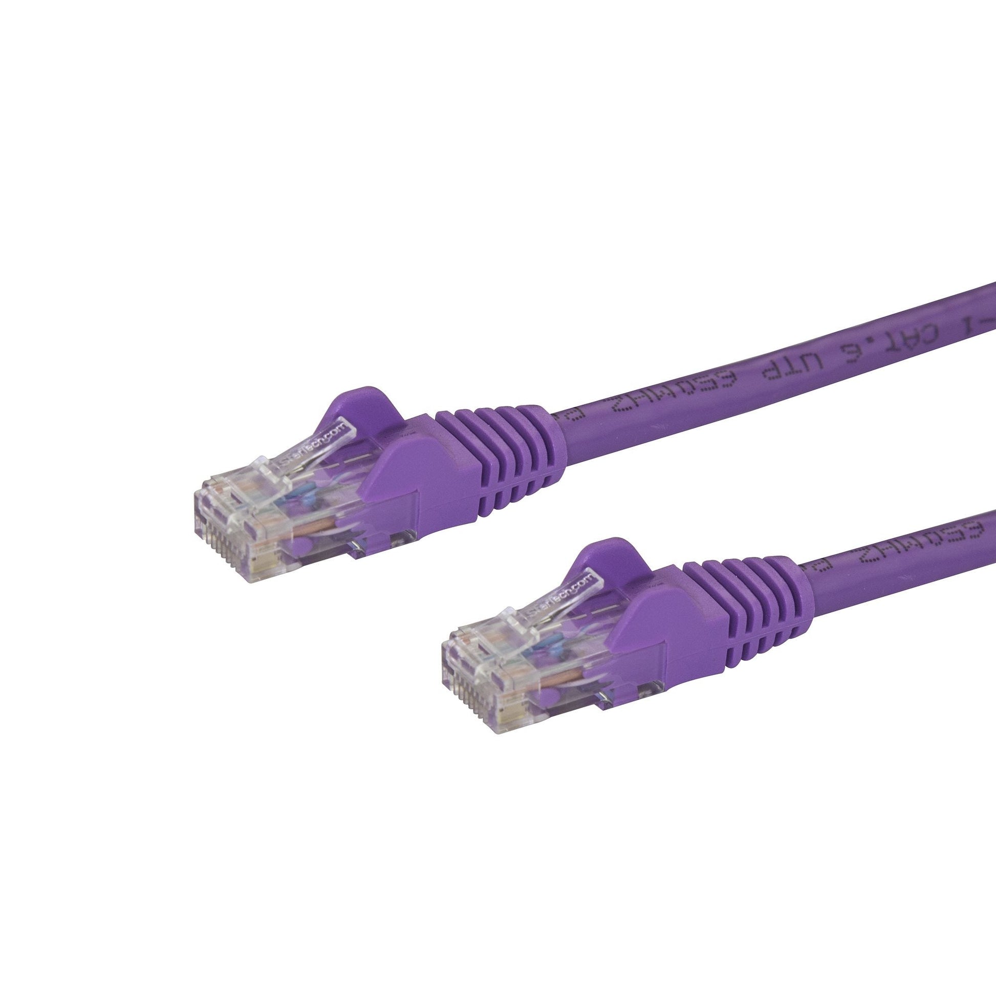 Startech.Com 20Ft Cat6 Ethernet Cable - Purple Cat 6 Gigabit Ethernet Wire -650Mhz 100W Poe Rj45 Utp N6Patch20Pl