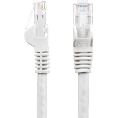 Startech.Com 20Ft Cat6 Ethernet Cable - White Cat 6 Gigabit Ethernet Wire -650Mhz 100W Poe Rj45 N6Patch20Wh