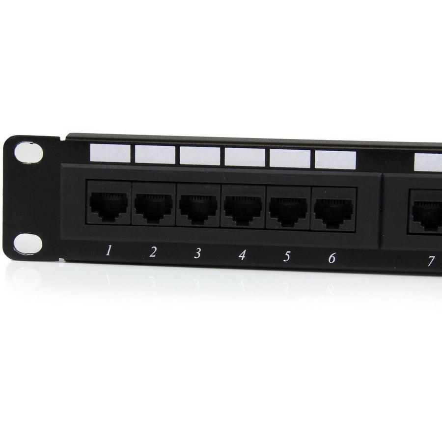 Startech.Com 24 Port 1U Rackmount Cat 6 110 Patch Panel