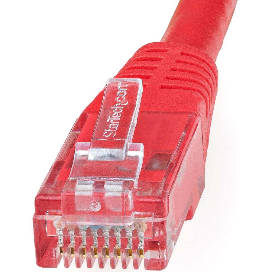 Startech.Com 25Ft Cat6 Ethernet Cable - Red Cat 6 Gigabit Ethernet Wire -650Mhz 100W Poe Rj45 Utp C6Patch25Rd