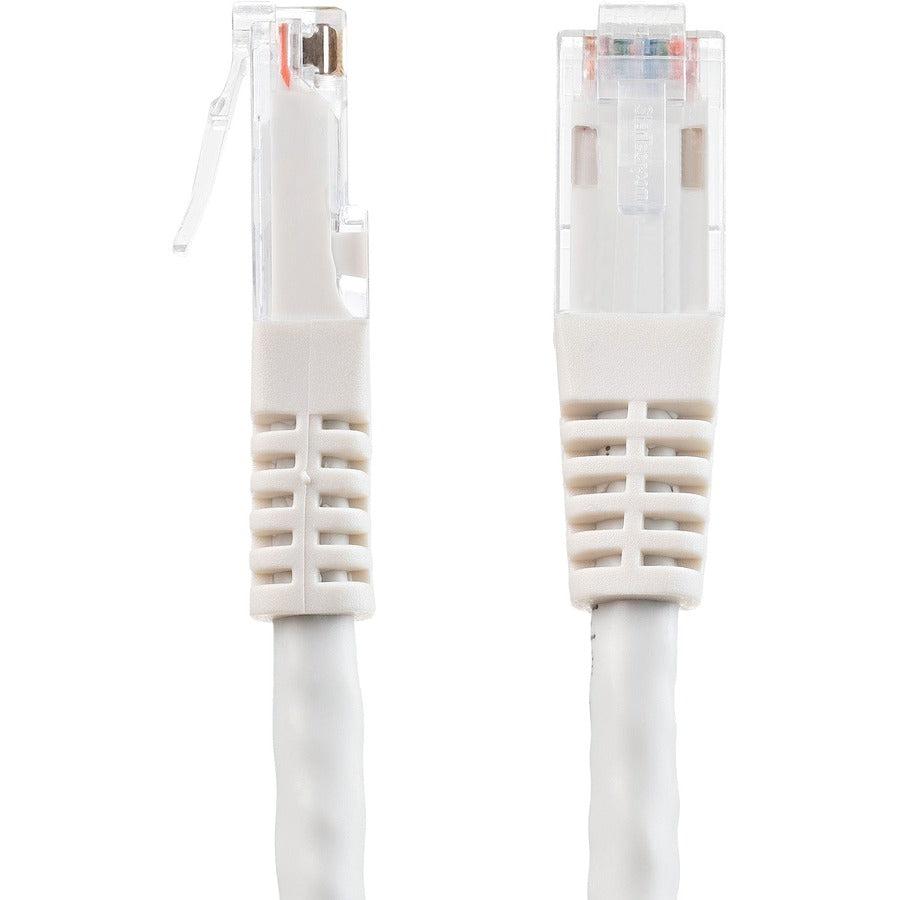 Startech.Com 2Ft Cat6 Ethernet Cable - White Cat 6 Gigabit Ethernet Wire -650Mhz 100W Poe Rj45 Utp C6Patch2Wh