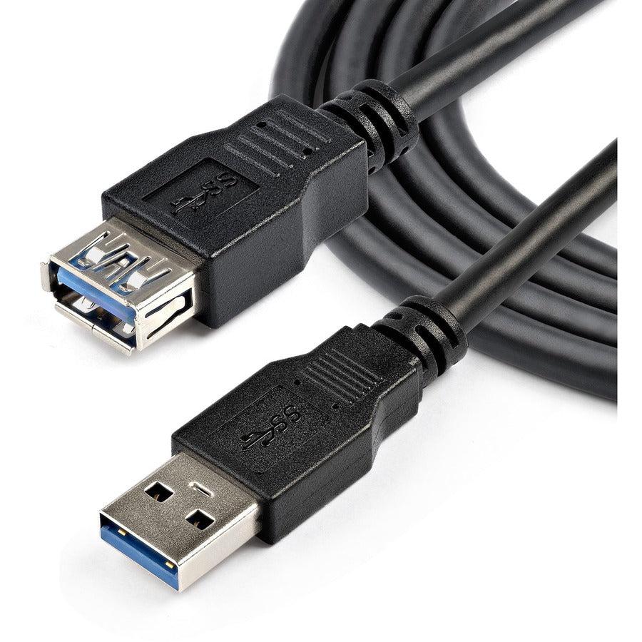 Startech.Com 2M Black Superspeed Usb 3.0 Extension Cable A To A - M/F