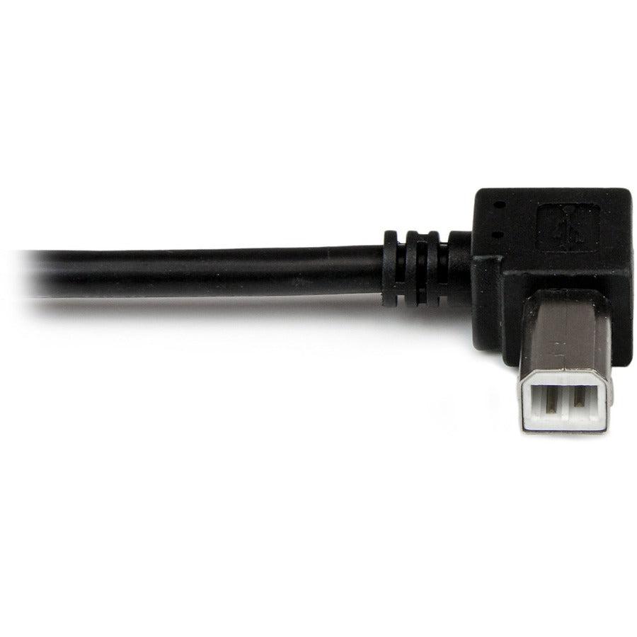 Startech.Com 2M Usb 2.0 A To Left Angle B Cable - M/M