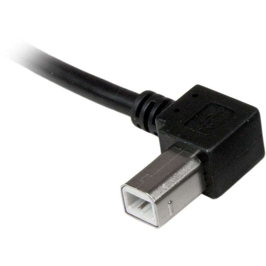 Startech.Com 2M Usb 2.0 A To Left Angle B Cable - M/M