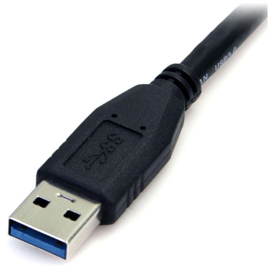 Startech.Com 3 Ft Black Superspeed Usb 3.0 Cable A To Micro B - M/M