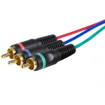 Startech.Com 3 Ft Hd15 To Component Rca Breakout Cable Adapter - M/M