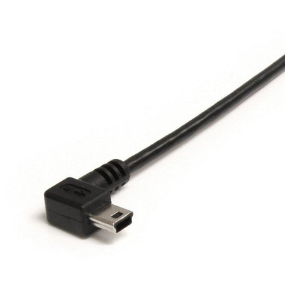 Startech.Com 3 Ft Mini Usb Cable - A To Right Angle Mini B