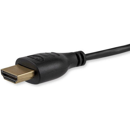 Startech.Com 3 Ft Slim High Speed Hdmi Cable With Ethernet - Hdmi To Hdmi Mini M/M