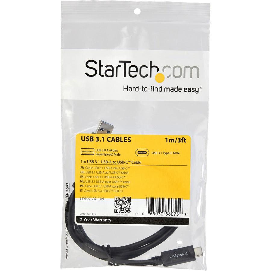 Startech.Com 3 Ft. (1 M) Usb To Usb-C Cable - M/M