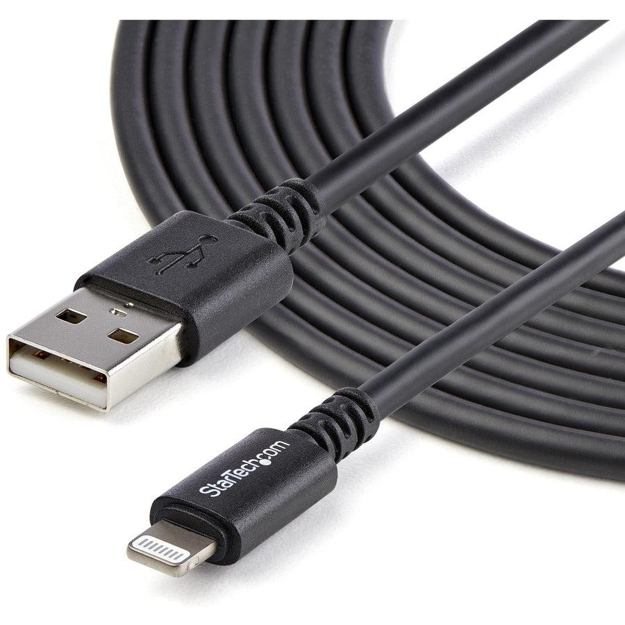 Startech.Com 3 M (10 Ft.) Usb To Lightning Cable - Long Iphone / Ipad / Ipod Charger Cable - Lightning To Usb Cable - Apple Mfi Certified - Black