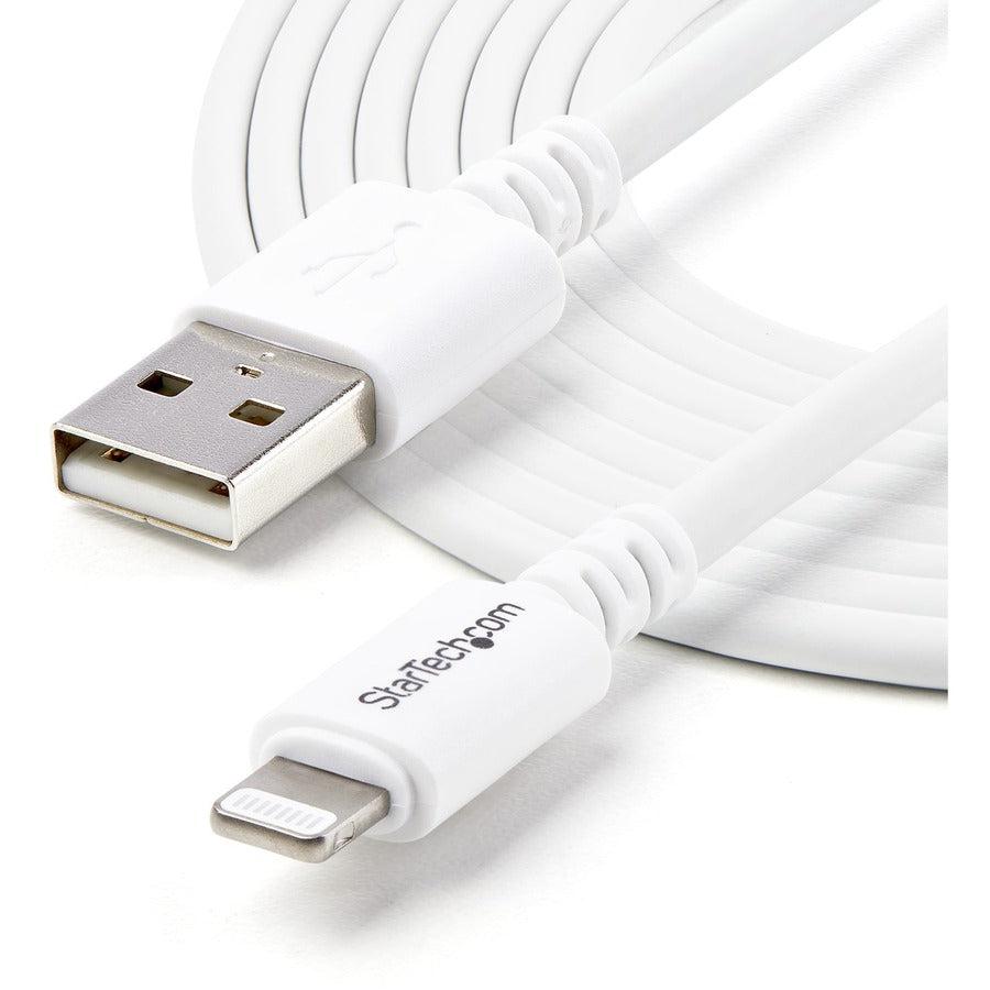 Startech.Com 3 M (10 Ft.) Usb To Lightning Cable - Long Iphone / Ipad / Ipod Charger Cable - Lightning To Usb Cable - Apple Mfi Certified - White