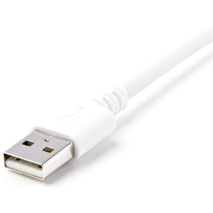 Startech.Com 3 M (10 Ft.) Usb To Lightning Cable - Long Iphone / Ipad / Ipod Charger Cable - Lightning To Usb Cable - Apple Mfi Certified - White