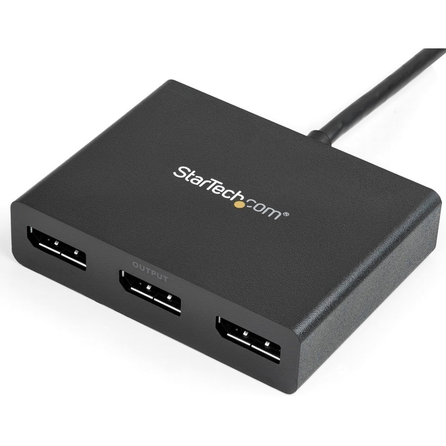 Startech.Com 3-Port Multi Monitor Adapter - Mini Displayport To Displayport Mst Hub, Dual 4K 30Hz