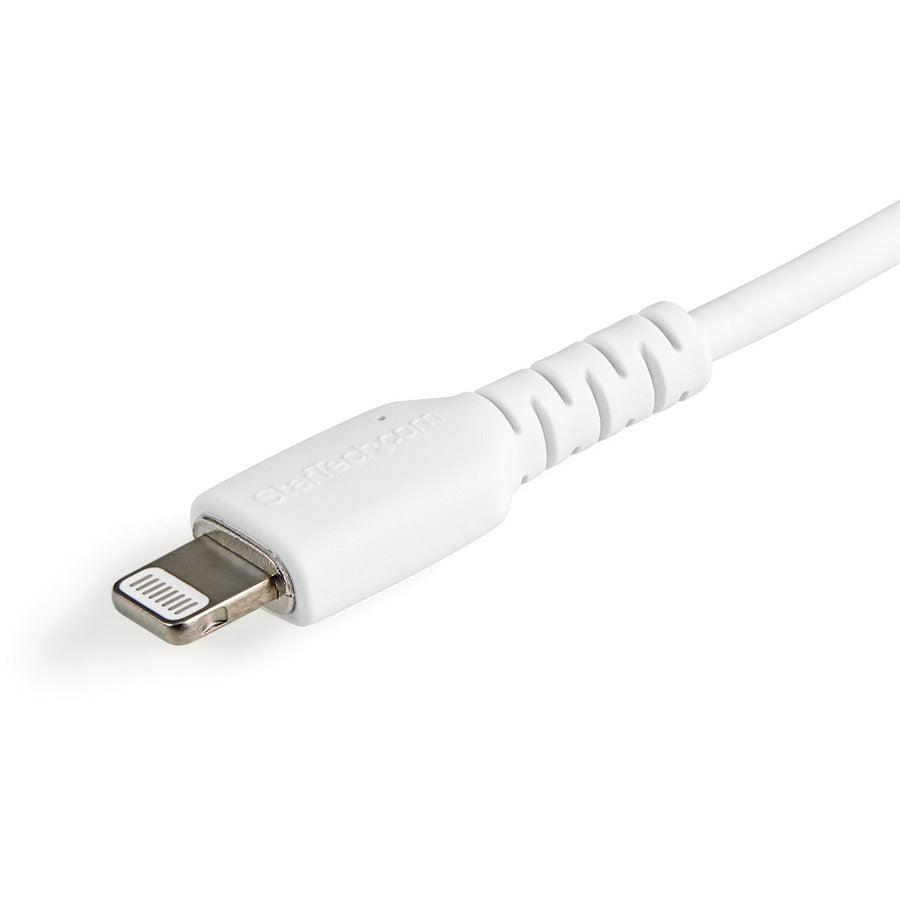 Startech.Com 30Cm Durable Usb A To Lightning Cable - White Usb Type A To Lightning Connector
