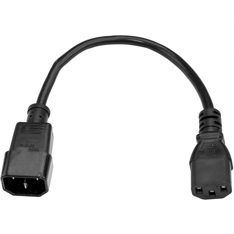 Startech.Com 3Ft (1M) Power Extension Cord, C14 To C13, 10A 125V, 18Awg, Computer Power Cord
