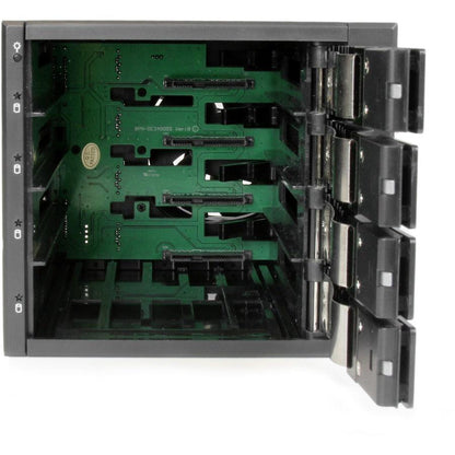Startech.Com 4 Bay Aluminum Trayless Hot Swap Mobile Rack Backplane For 3.5In Sas Ii/Sata Iii - 6 Gbps Hdd