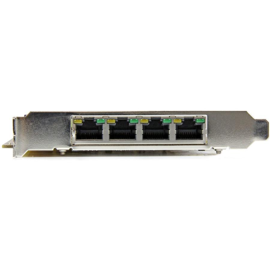 Startech.Com 4 Port Gigabit Power Over Ethernet Pcie Network Card - Pse / Poe Pci Express Nic