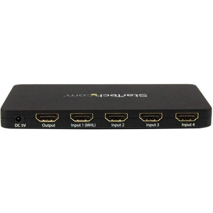 Startech.Com 4-Port Hdmi Automatic Video Switch W/ Aluminum Housing And Mhl Support  4K 30Hz