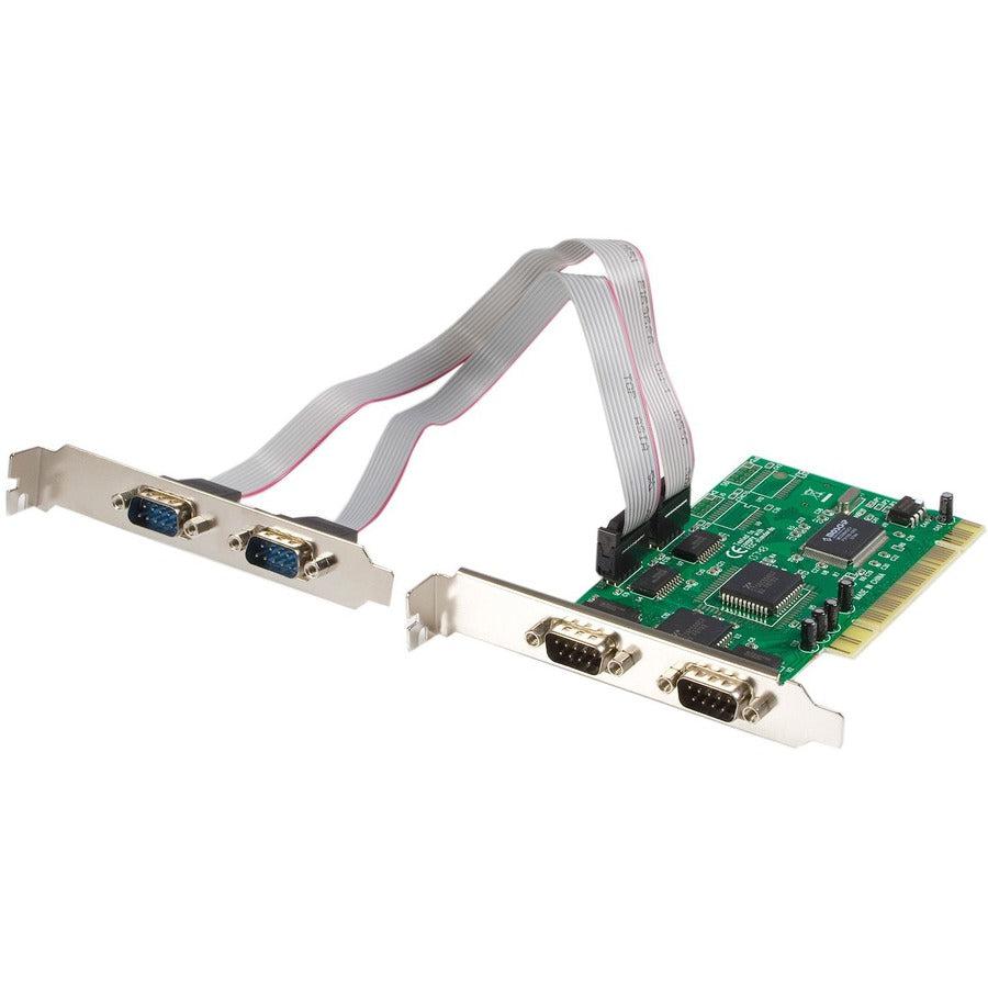 Startech.Com 4 Port Pci Rs232 Serial Adapter Card With 16550 Uart