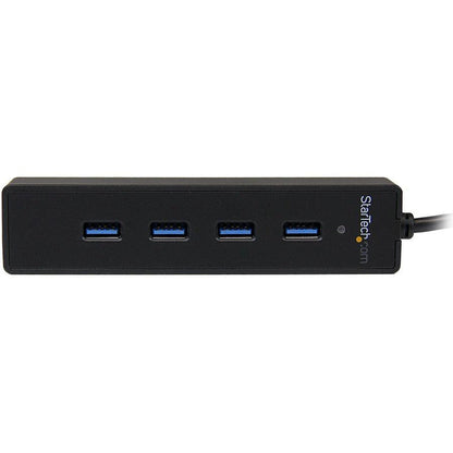 Startech.Com 4 Port Portable Superspeed Usb 3.0 Hub With Built-In Cable