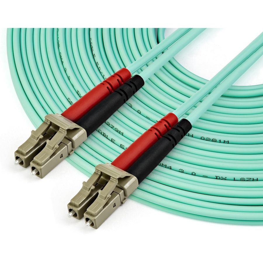 Startech.Com 450Fblclc10 Fibre Optic Cable 10 M Lc Om4 Aqua Colour