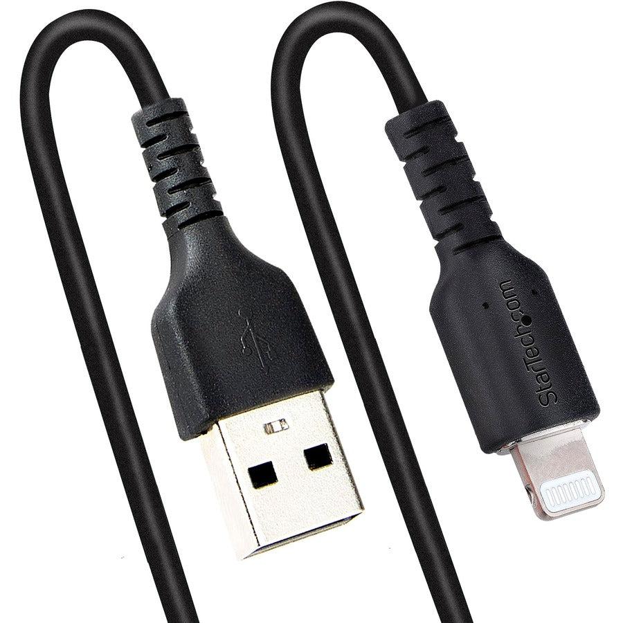 Startech.Com 50Cm (20In) Usb To Lightning Cable, Mfi Certified, Coiled Iphone Charger Cable,