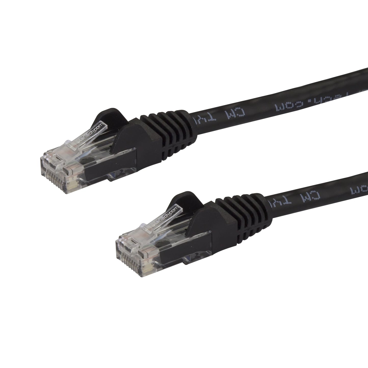 Startech.Com 50Ft Cat6 Ethernet Cable - Black Cat 6 Gigabit Ethernet Wire -650Mhz 100W Poe Rj45 N6Patch50Bk