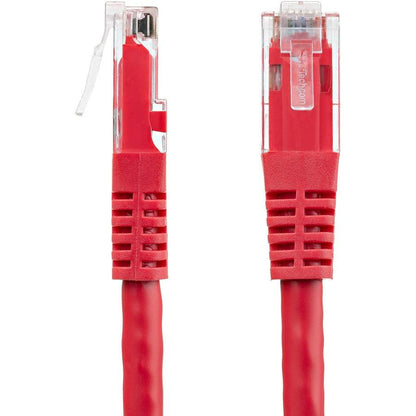 Startech.Com 50Ft Cat6 Ethernet Cable - Red Cat 6 Gigabit Ethernet Wire -650Mhz 100W Poe Rj45 Utp C6Patch50Rd