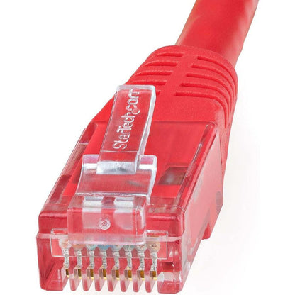 Startech.Com 50Ft Cat6 Ethernet Cable - Red Cat 6 Gigabit Ethernet Wire -650Mhz 100W Poe Rj45 Utp C6Patch50Rd