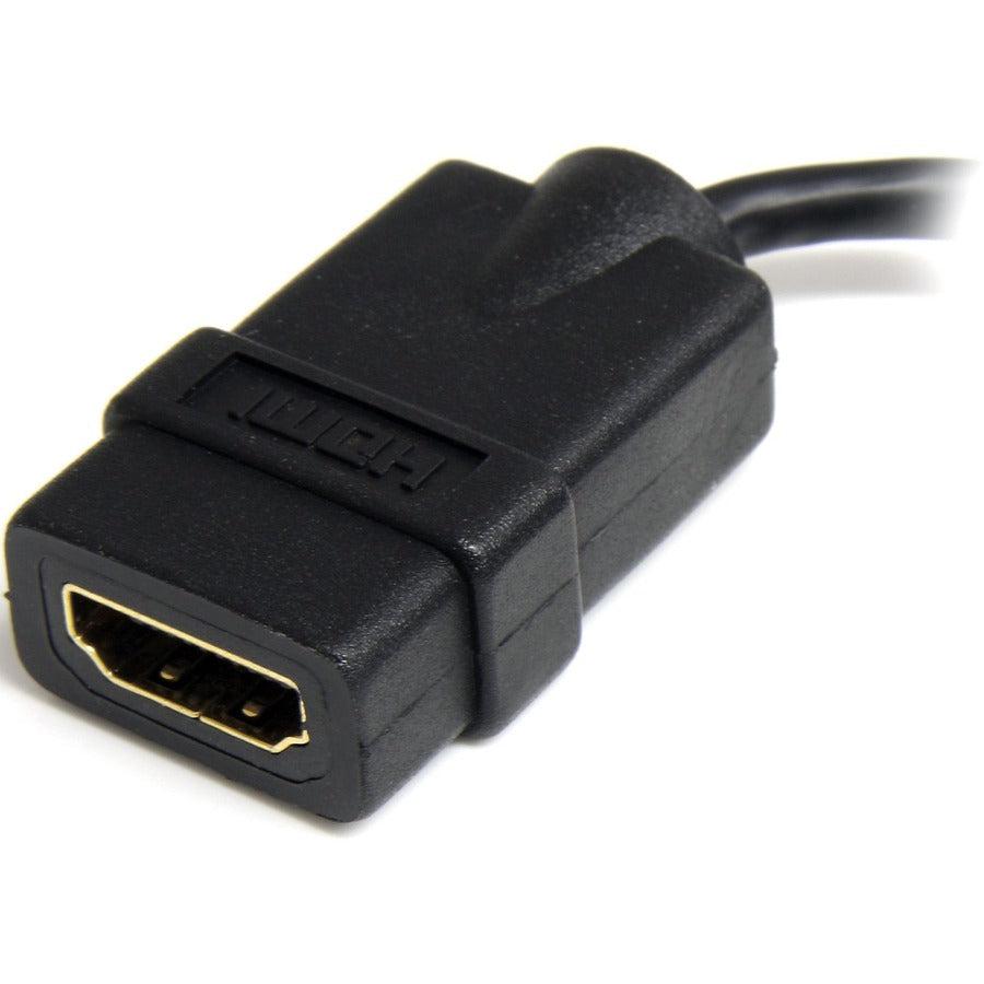 Startech.Com 5In High Speed Hdmi Adapter Cable - Hdmi To Hdmi Micro – F/M