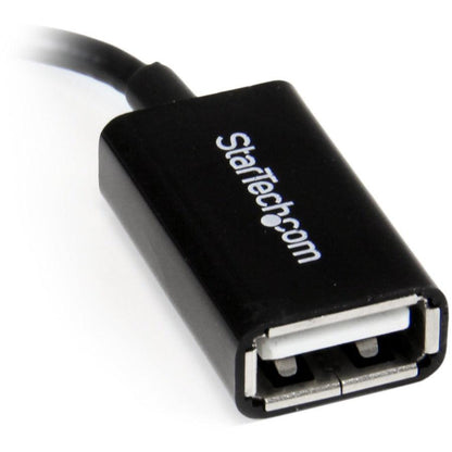 Startech.Com 5In Right Angle Micro Usb To Usb Otg Host Adapter M/F