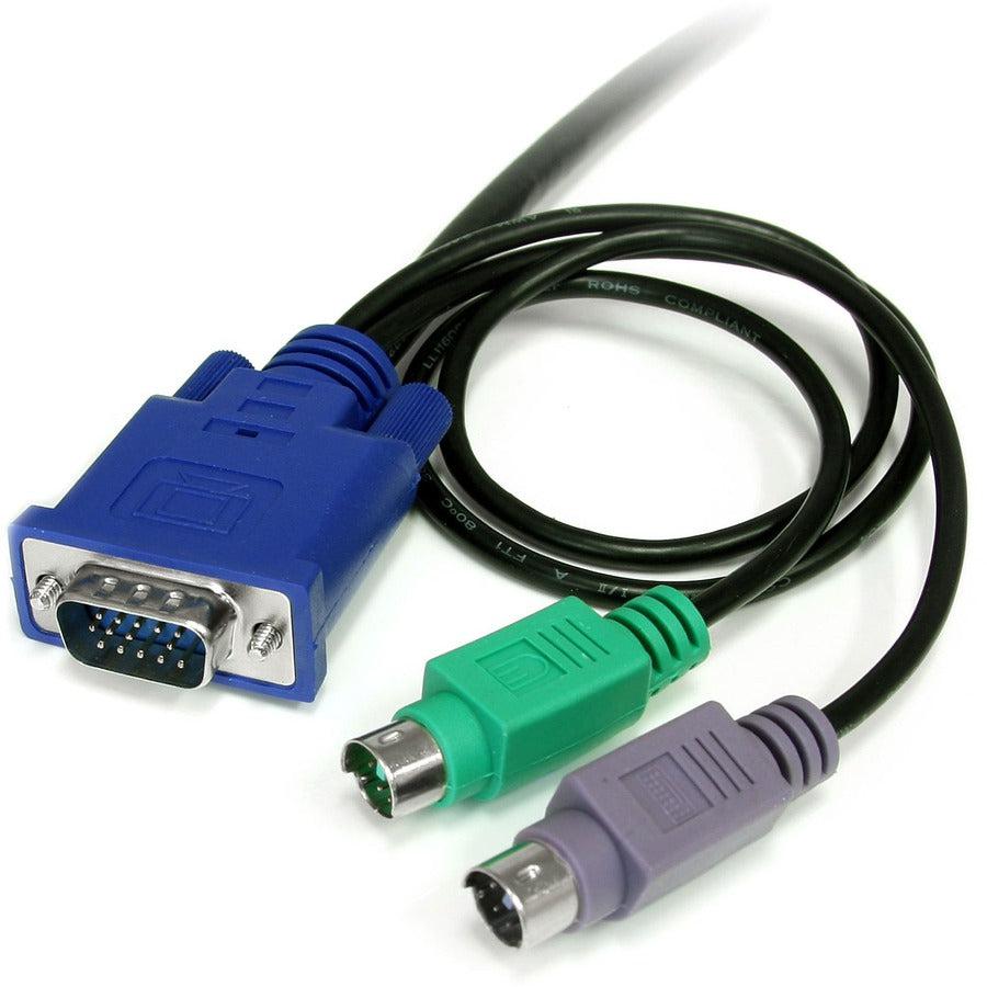 Startech.Com 6 Ft 3-In-1 Ultra Thin Ps/2 Kvm Cable