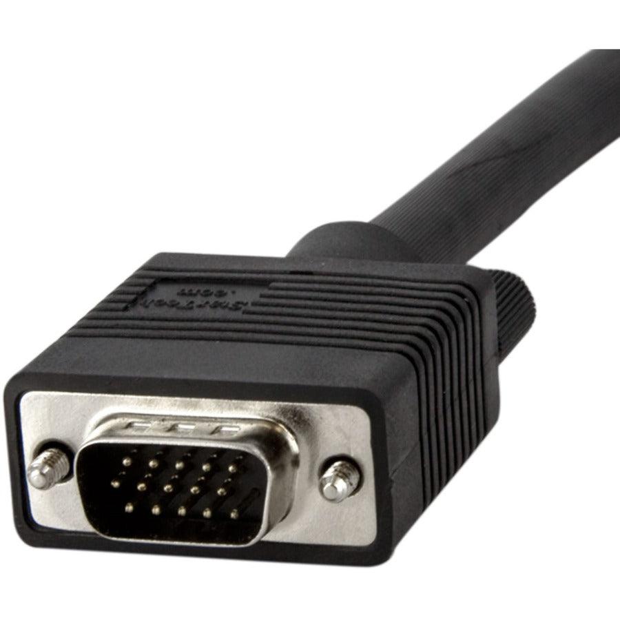 Startech.Com 6 Ft Coax High Resolution 90&Deg; Down Angled Vga Monitor Cable - Hd15 M/M