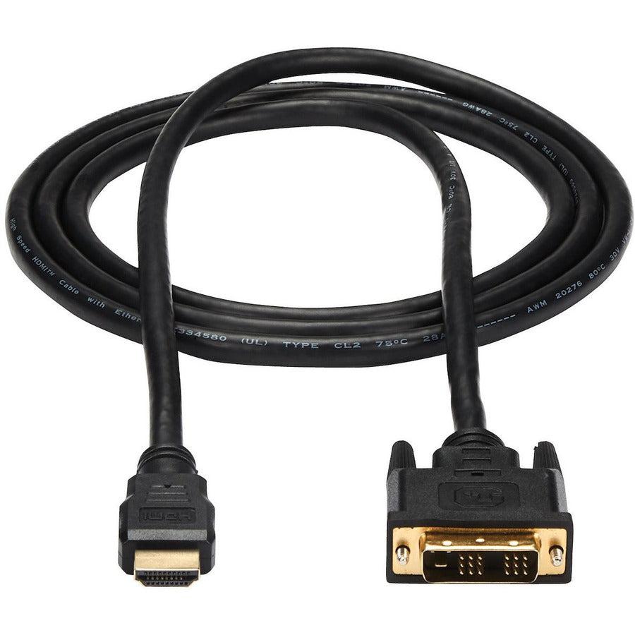 Startech.Com 6 Ft Hdmi To Dvi-D Cable - M/M