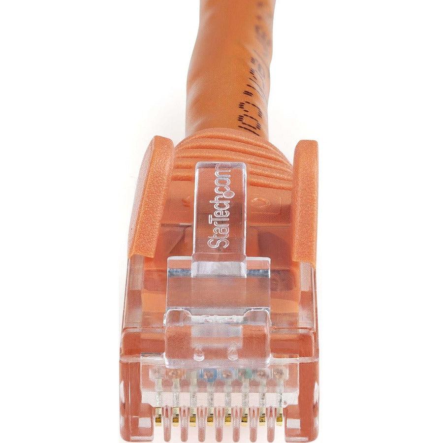 Startech.Com 6Ft Cat6 Ethernet Cable - Orange Cat 6 Gigabit Ethernet Wire -650Mhz 100W Poe Rj45 N6Patch6Or