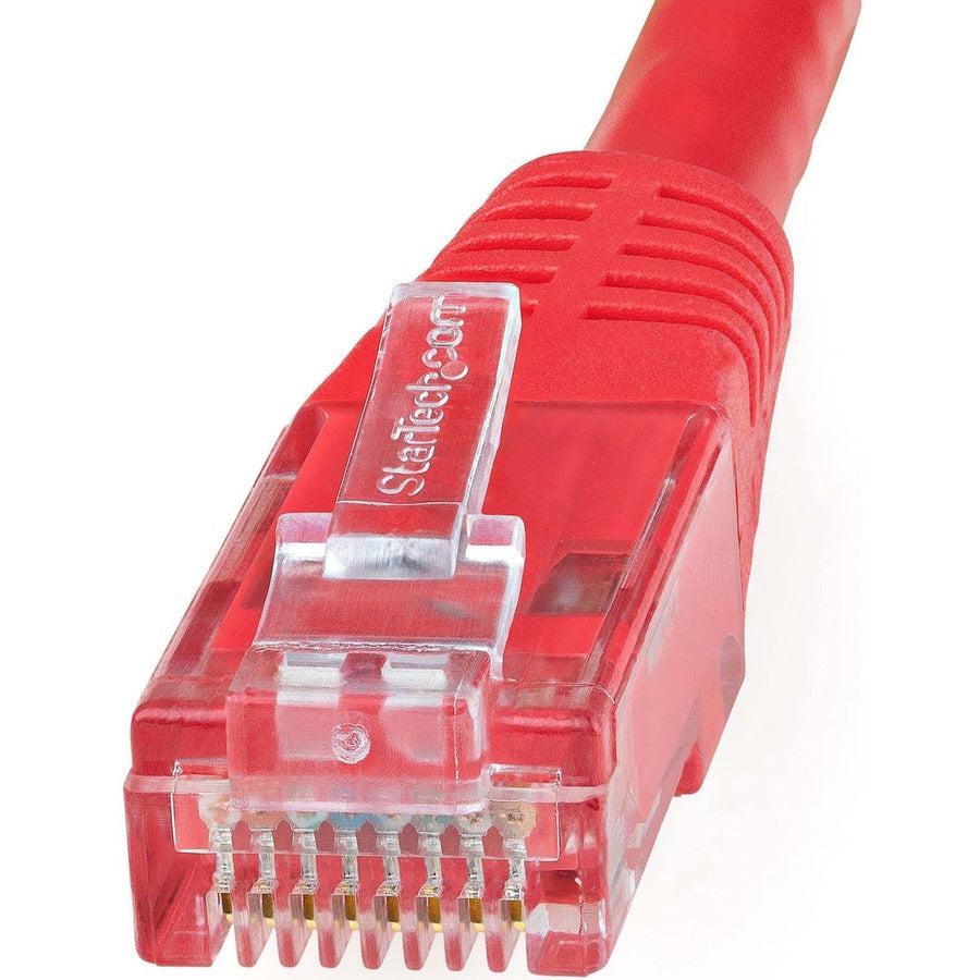 Startech.Com 6Ft Cat6 Ethernet Cable - Red Cat 6 Gigabit Ethernet Wire -650Mhz 100W Poe Rj45 Utp C6Patch6Rd