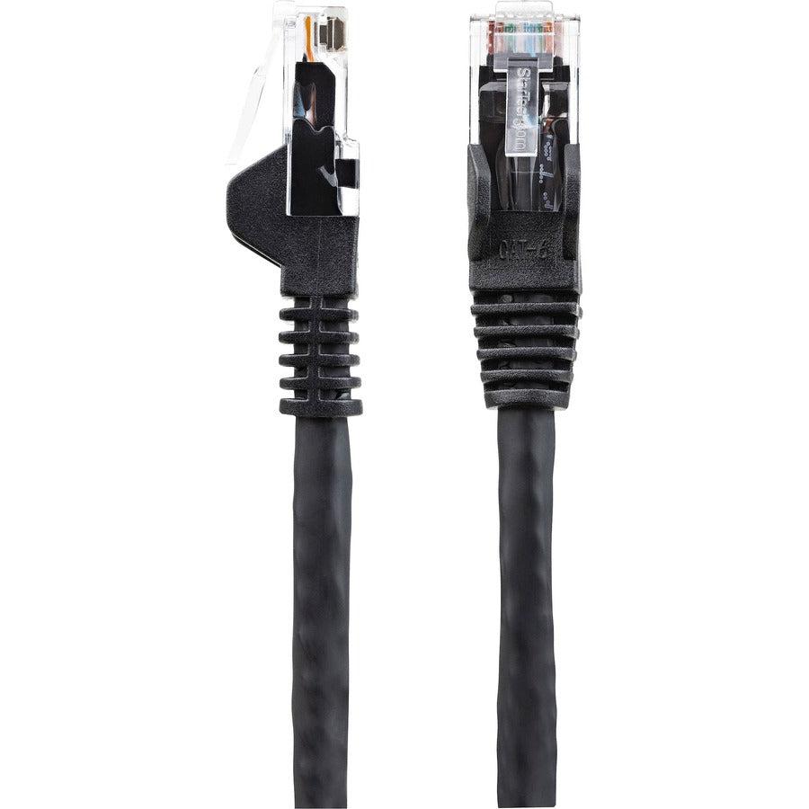 Startech.Com 6In (15Cm) Cat6 Ethernet Cable - Lszh (Low Smoke Zero Halogen) - 10 Gigabit 650Mhz 100W N6Lpatch6Inbk