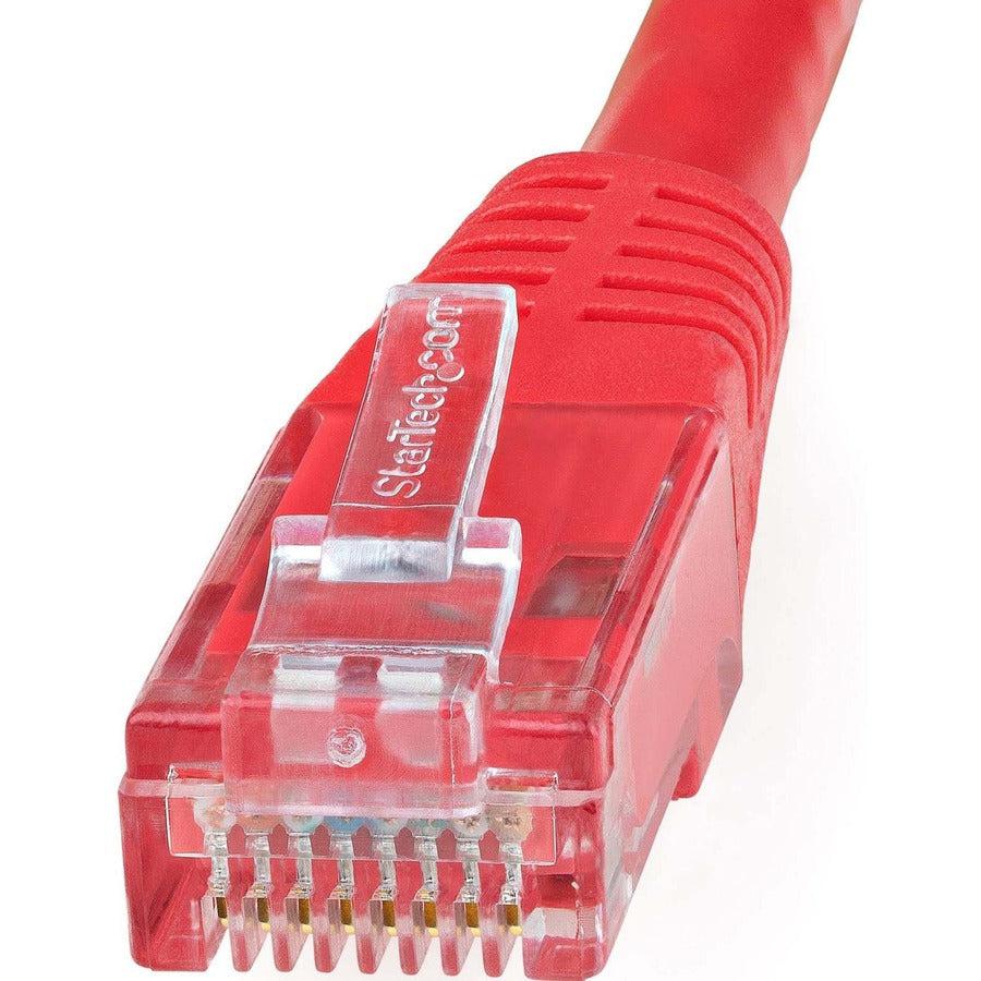 Startech.Com 7Ft Cat6 Ethernet Cable - Red Cat 6 Gigabit Ethernet Wire -650Mhz 100W Poe Rj45 Utp C6Patch7Rd