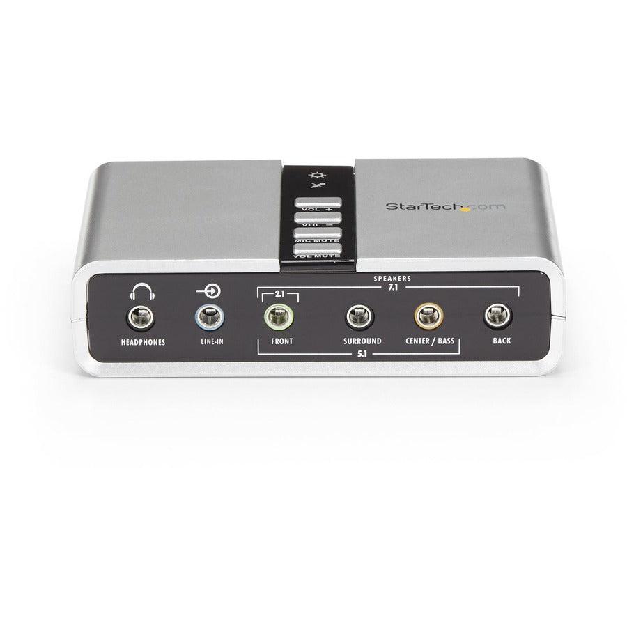 Startech.Com 7.1 Usb Audio Adapter External Sound Card With Spdif Digital Audio
