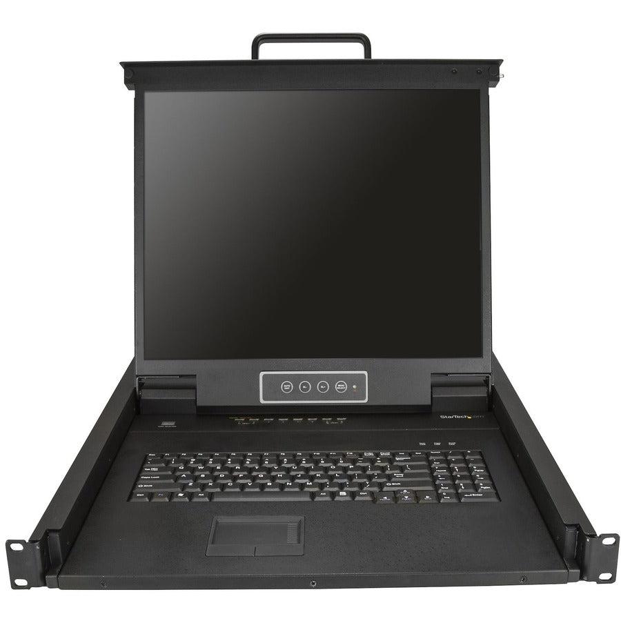 Startech.Com 8 Port Rackmount Kvm Console W/ 6Ft Cables - Integrated Kvm Switch W/ 19" Lcd Monitor -