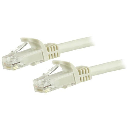 Startech.Com 8Ft Cat6 Ethernet Cable - White Cat 6 Gigabit Ethernet Wire -650Mhz 100W Poe Rj45 Utp N6Patch8Wh