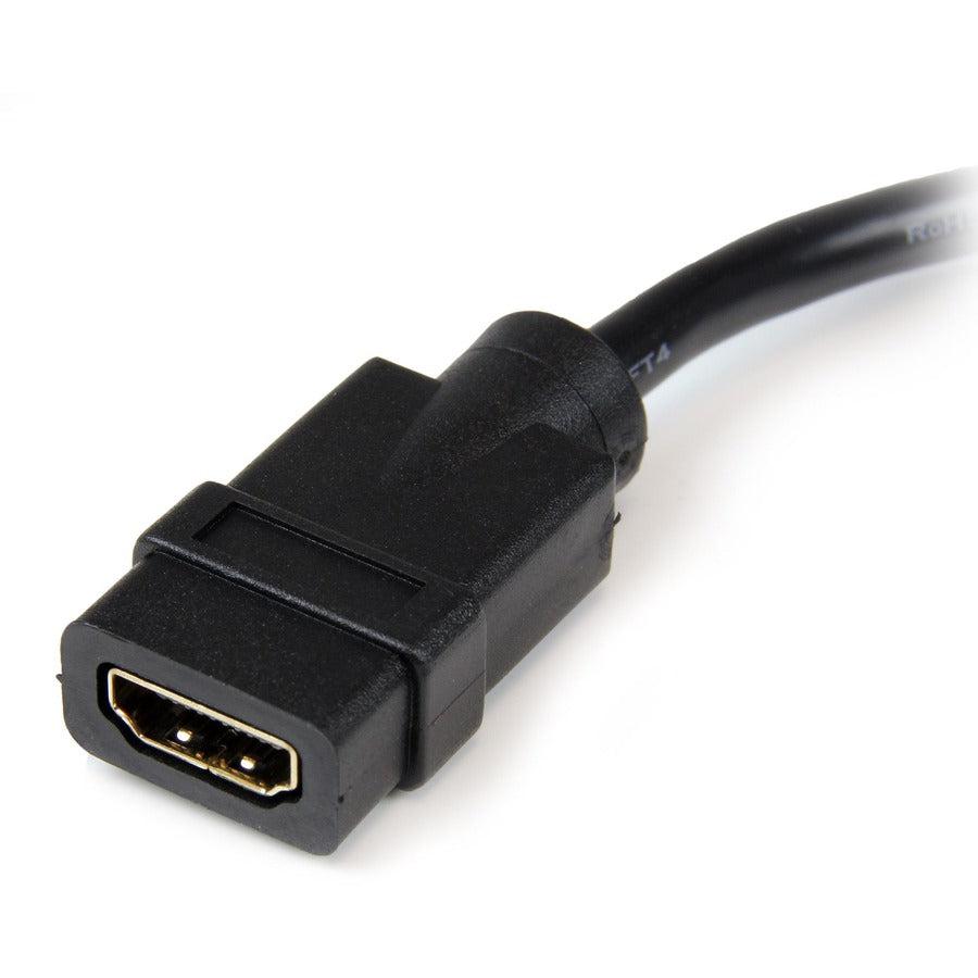 Startech.Com 8In Hdmi To Dvi-D Video Cable Adapter - Hdmi Female To Dvi Male