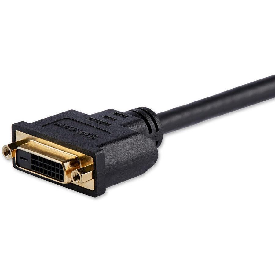 Startech.Com 8In Hdmi To Dvi-D Video Cable Adapter - Hdmi Male To Dvi Female