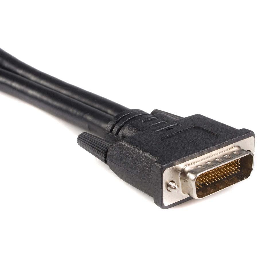 Startech.Com 8In Lfh 59 Male To Dual Female Dvi I Dms 59 Cable